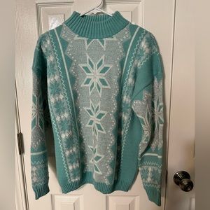 Vintage snow flake sweater.